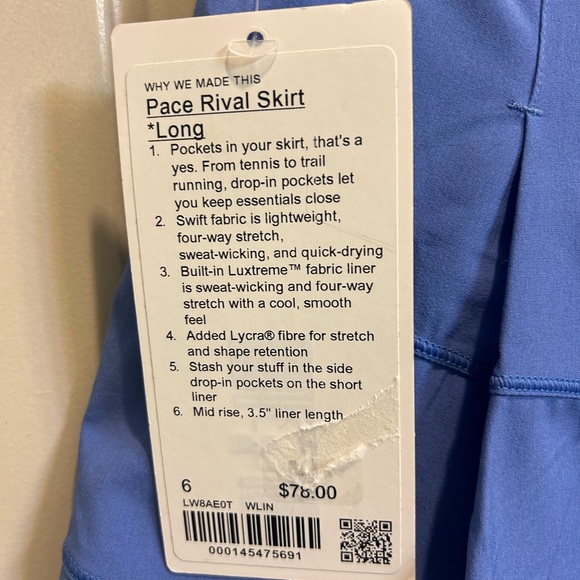 Lululemon skirt - Picture 4 of 6